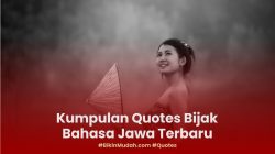 15 Quotes Bijak Bahasa Jawa Terbaru