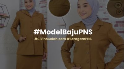 model Baju seragam PNS wanita berhijab kekinian