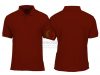 Kaos Polo Merah Marun, Desain Baju Polo Lengan Pendek Warna Merah Maroon